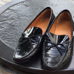 Black loafers